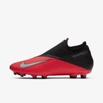 Nike Phantom Vision 2 Academy Dynamic Fit MG - Férfi Focicipő - Piros/Fekete/Metal Titán